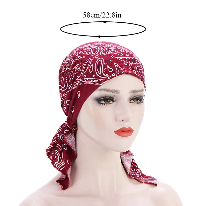 2021 Uus Mood trükitud Naiste Sisemine Hijab Mütsid Moslemi Turban Mütsid Peas, Sall, Müts daamid Alusel Hijab Sall Turbante Mujer