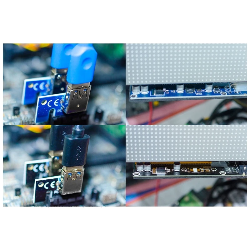 Graafika Kaart PCI-E Ärkaja 1x 4x 8x 16x Extender loomise GPU Mining Platvormidele