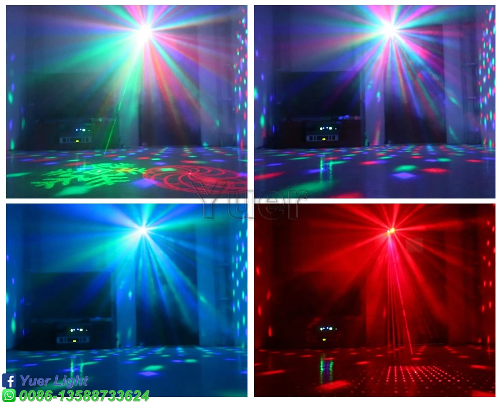 Mini-USB Full Color Spot Laser-Ball Light Näita Pool Disko DJ Light Laser Projektor, Heli Kontrolli Kristall Magic Ball Mõju Lamp