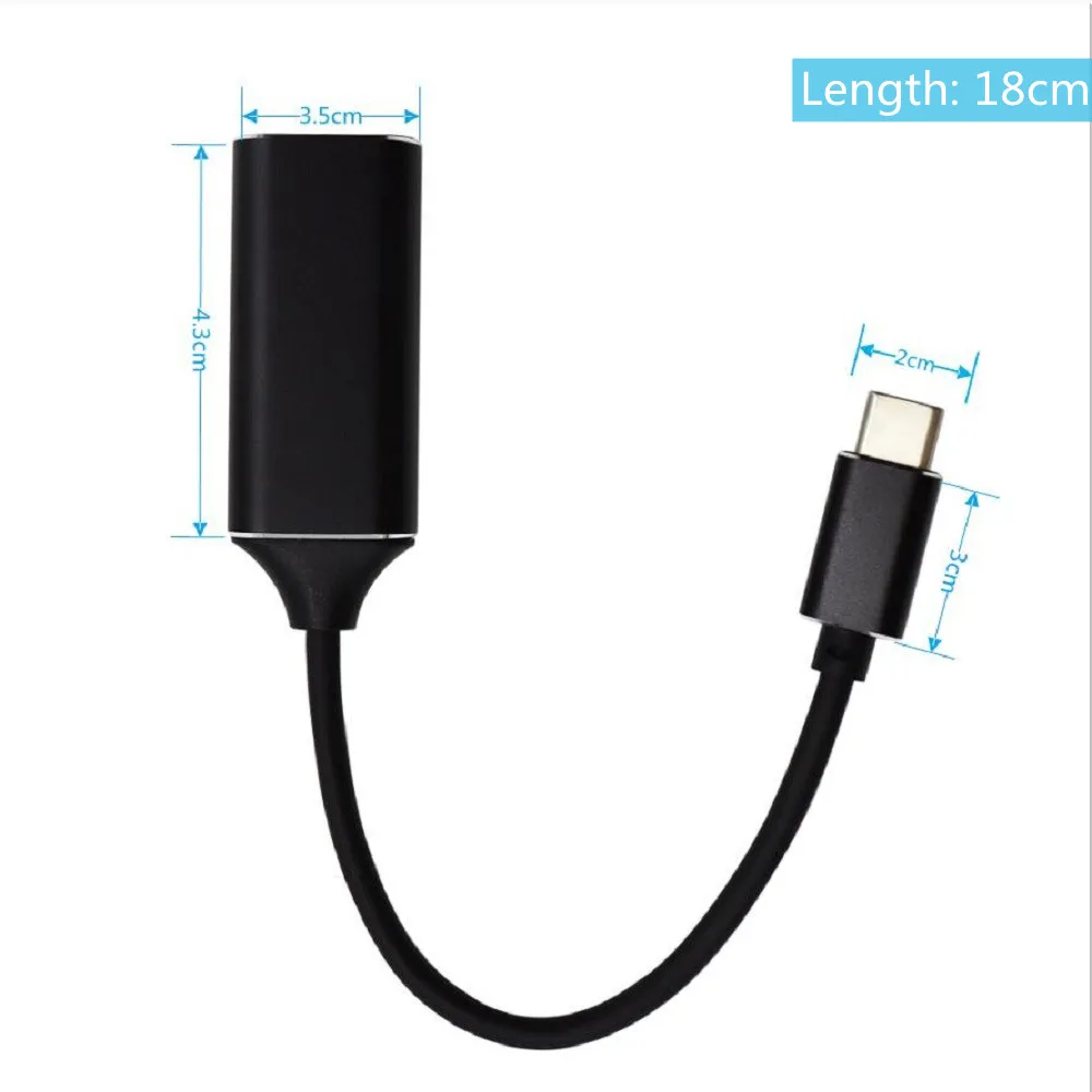 USB-C HDMI Adapter Kaabel 4K 30Hz C-Tüüpi HDMI-Kaabel MacBook Pro Air iPad Pro Samsung Galaxy S20 S21 USB-C HDMI Adapter